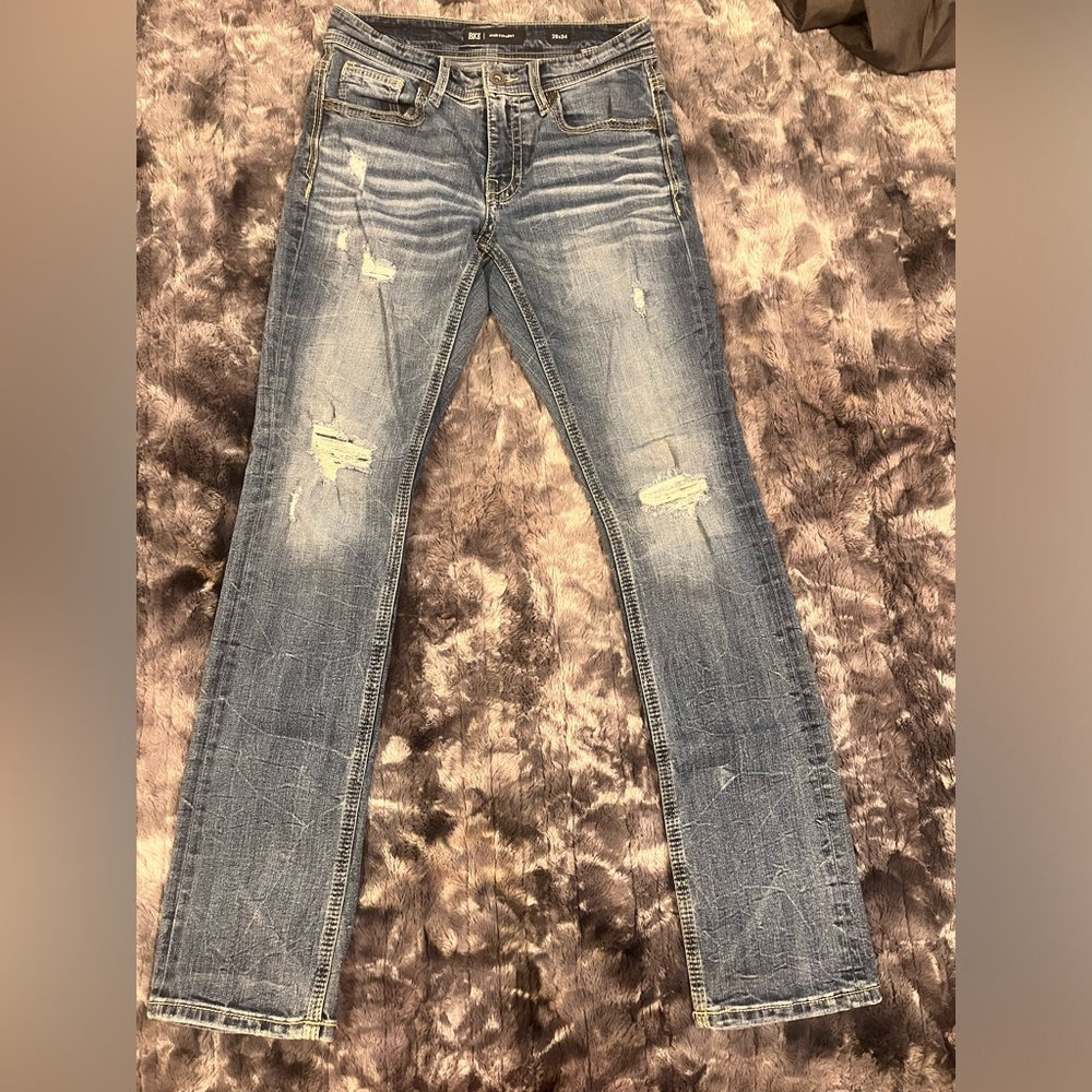 BKE Jake Straight Blue Denim Jeans